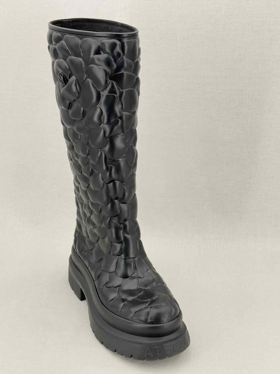 Pre - loved VALENTINO GARAVANI Black Size EU 39 Knee High Boots at Reems Closet