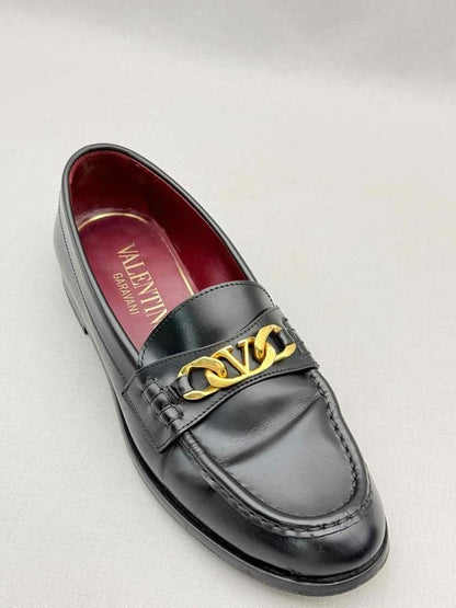 Pre - loved VALENTINO GARAVANI Black Size EU 39.5 Loafers at Reems Closet
