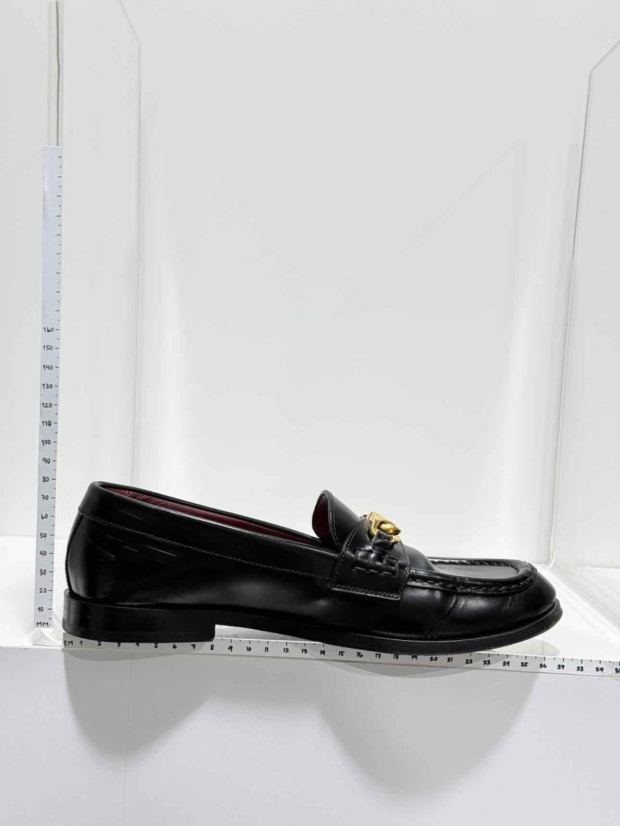 Pre - loved VALENTINO GARAVANI Black Size EU 39.5 Loafers at Reems Closet