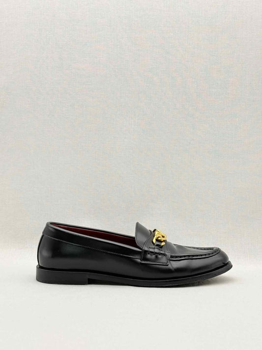 Pre - loved VALENTINO GARAVANI Black Size EU 39.5 Loafers at Reems Closet