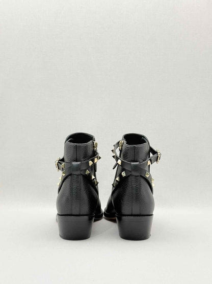 Pre - loved VALENTINO GARAVANI Black Size EU 40.5 Ankle Boots at Reems Closet
