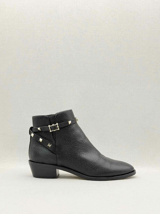 Pre - loved VALENTINO GARAVANI Black Size EU 40.5 Ankle Boots at Reems Closet