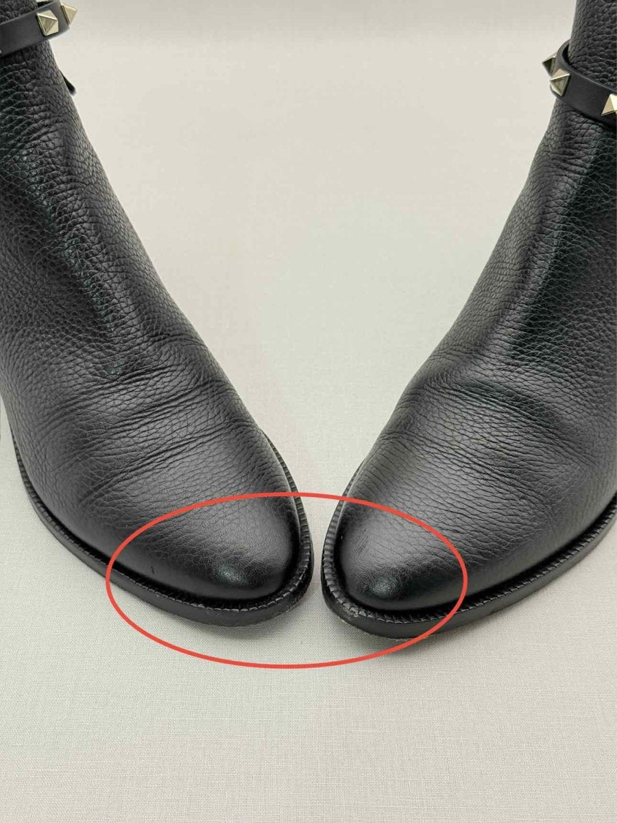 Pre - loved VALENTINO GARAVANI Black Size EU 40.5 Ankle Boots at Reems Closet