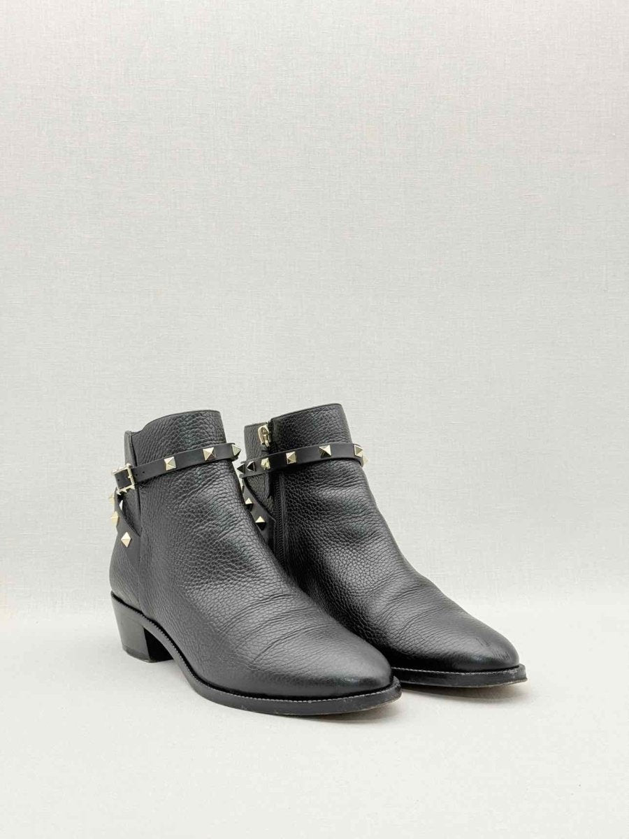 Pre - loved VALENTINO GARAVANI Black Size EU 40.5 Ankle Boots at Reems Closet