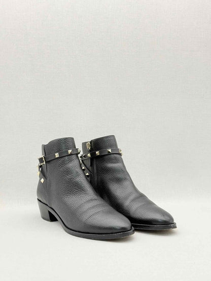 Pre - loved VALENTINO GARAVANI Black Size EU 40.5 Ankle Boots at Reems Closet