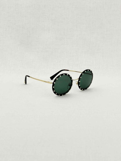 Pre - loved VALENTINO GARAVANI Black Sunglasses at Reems Closet