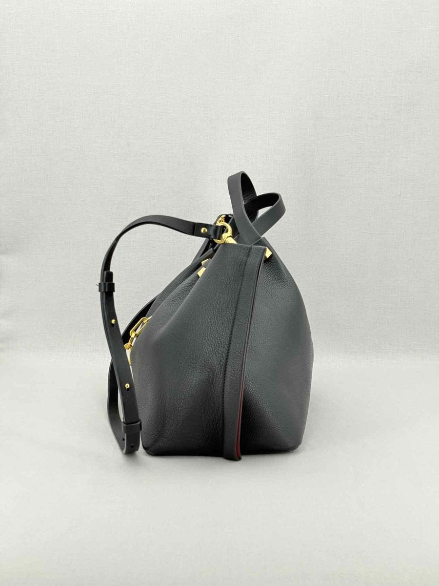 Pre - loved VALENTINO GARAVANI Black Top Handle at Reems Closet