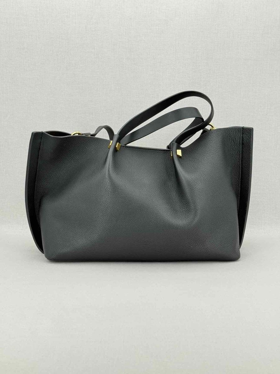 Pre - loved VALENTINO GARAVANI Black Top Handle at Reems Closet