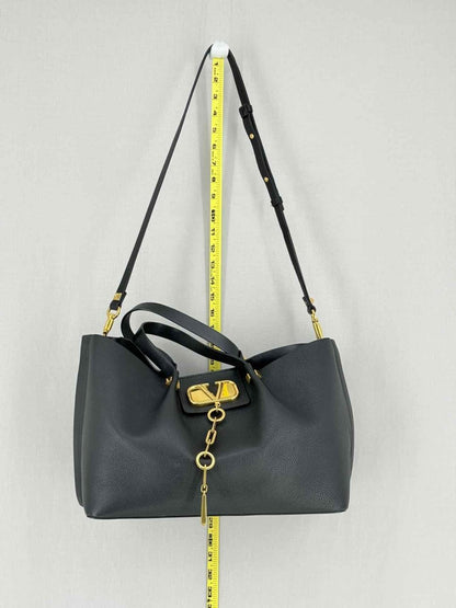 Pre - loved VALENTINO GARAVANI Black Top Handle at Reems Closet