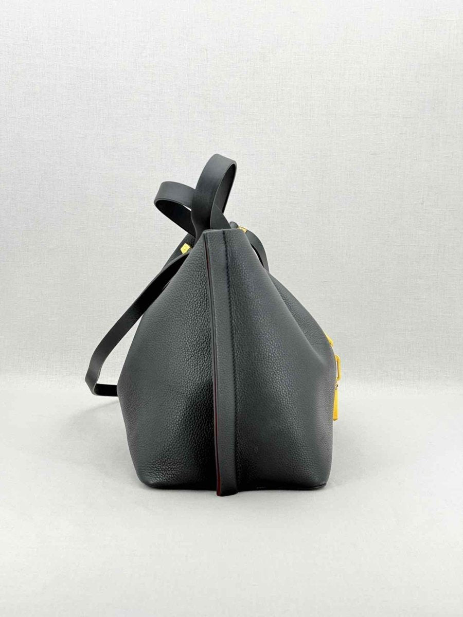 Pre - loved VALENTINO GARAVANI Black Top Handle at Reems Closet