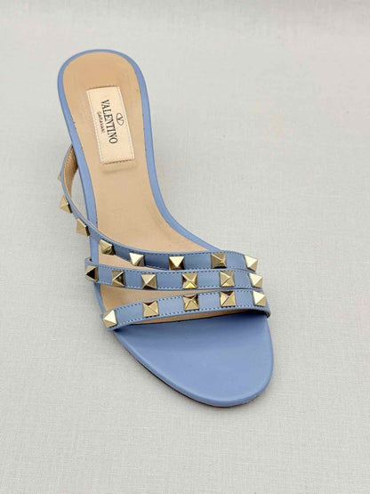 Pre - loved VALENTINO GARAVANI Blue Size EU 36 Kitten Heels at Reems Closet