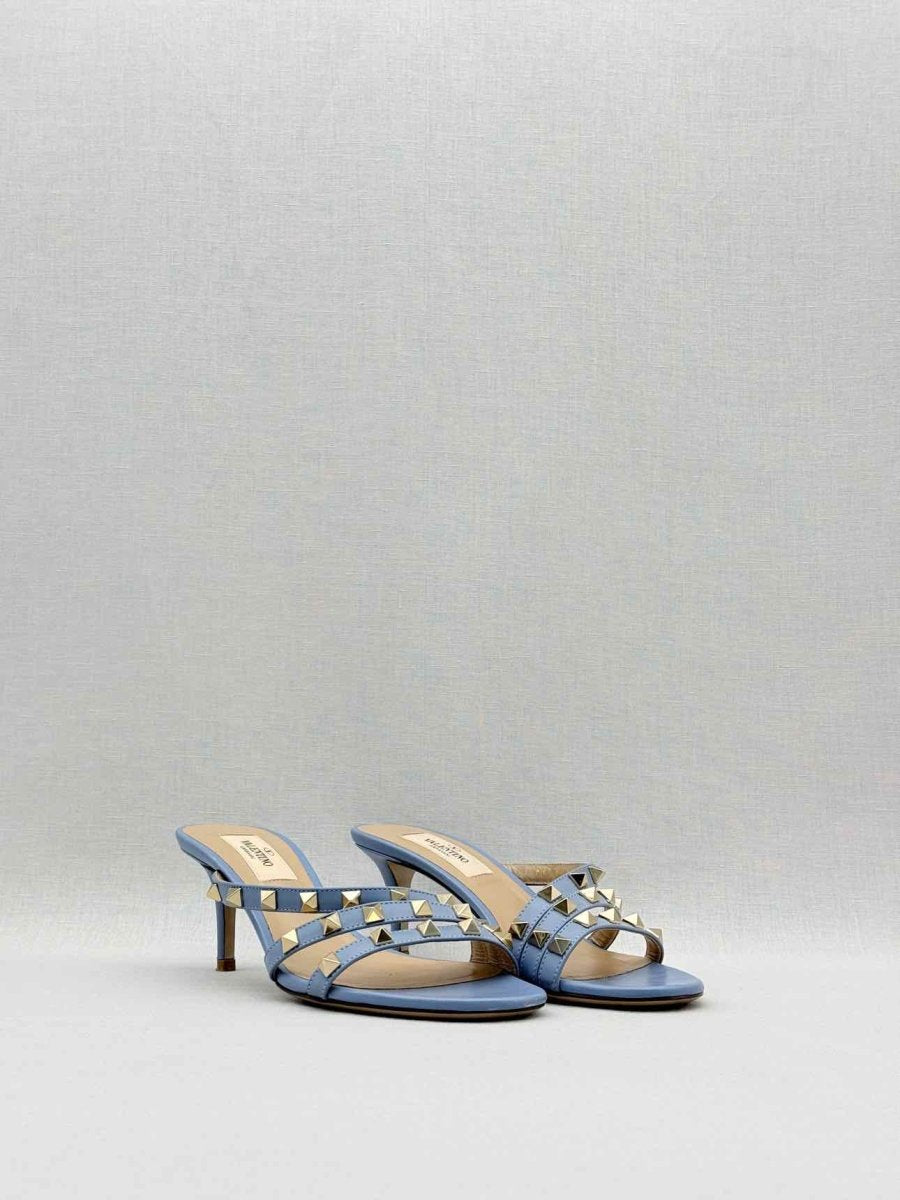 Pre - loved VALENTINO GARAVANI Blue Size EU 36 Kitten Heels at Reems Closet