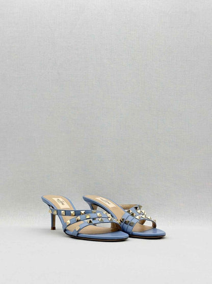 Pre - loved VALENTINO GARAVANI Blue Size EU 36 Kitten Heels at Reems Closet