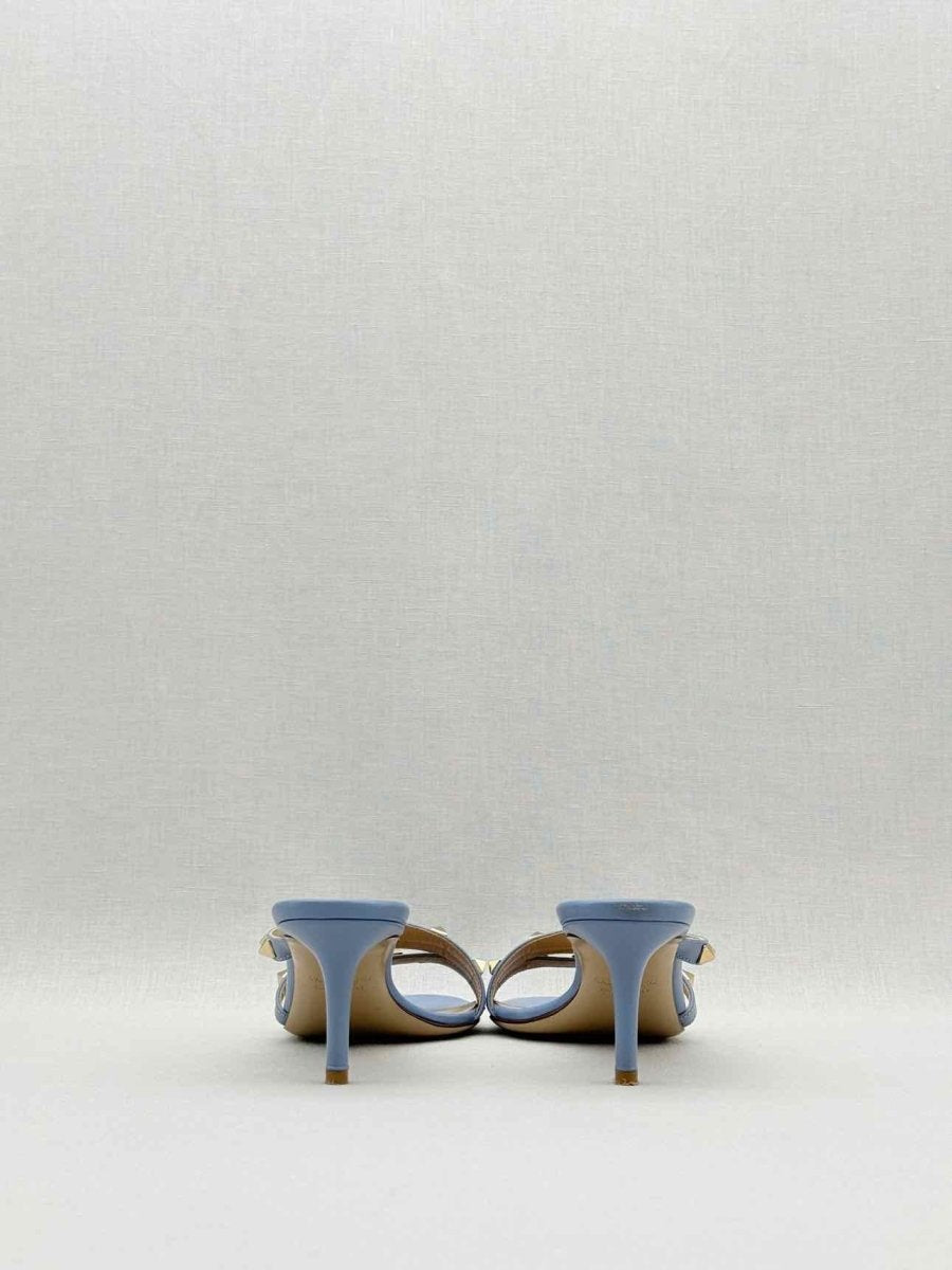 Pre - loved VALENTINO GARAVANI Blue Size EU 36 Kitten Heels at Reems Closet