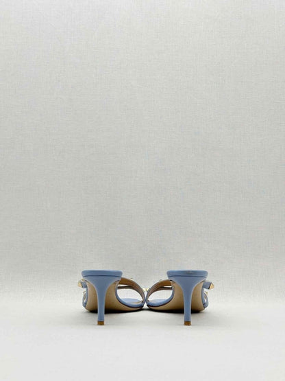 Pre - loved VALENTINO GARAVANI Blue Size EU 36 Kitten Heels at Reems Closet