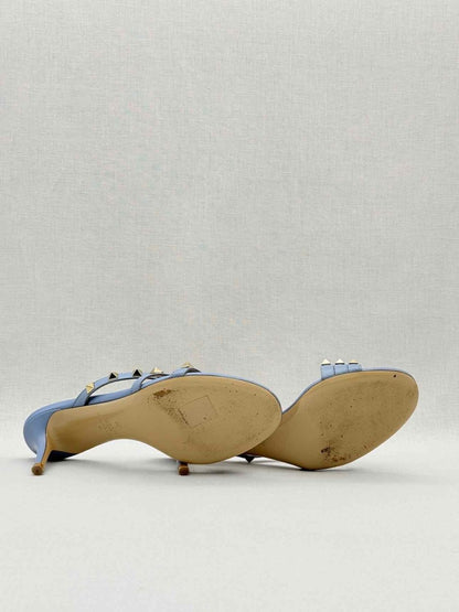 Pre - loved VALENTINO GARAVANI Blue Size EU 36 Kitten Heels at Reems Closet