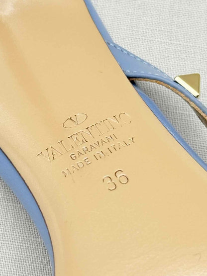Pre - loved VALENTINO GARAVANI Blue Size EU 36 Kitten Heels at Reems Closet