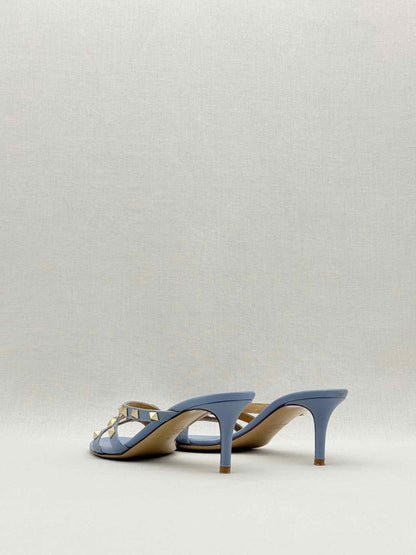 Pre - loved VALENTINO GARAVANI Blue Size EU 36 Kitten Heels at Reems Closet