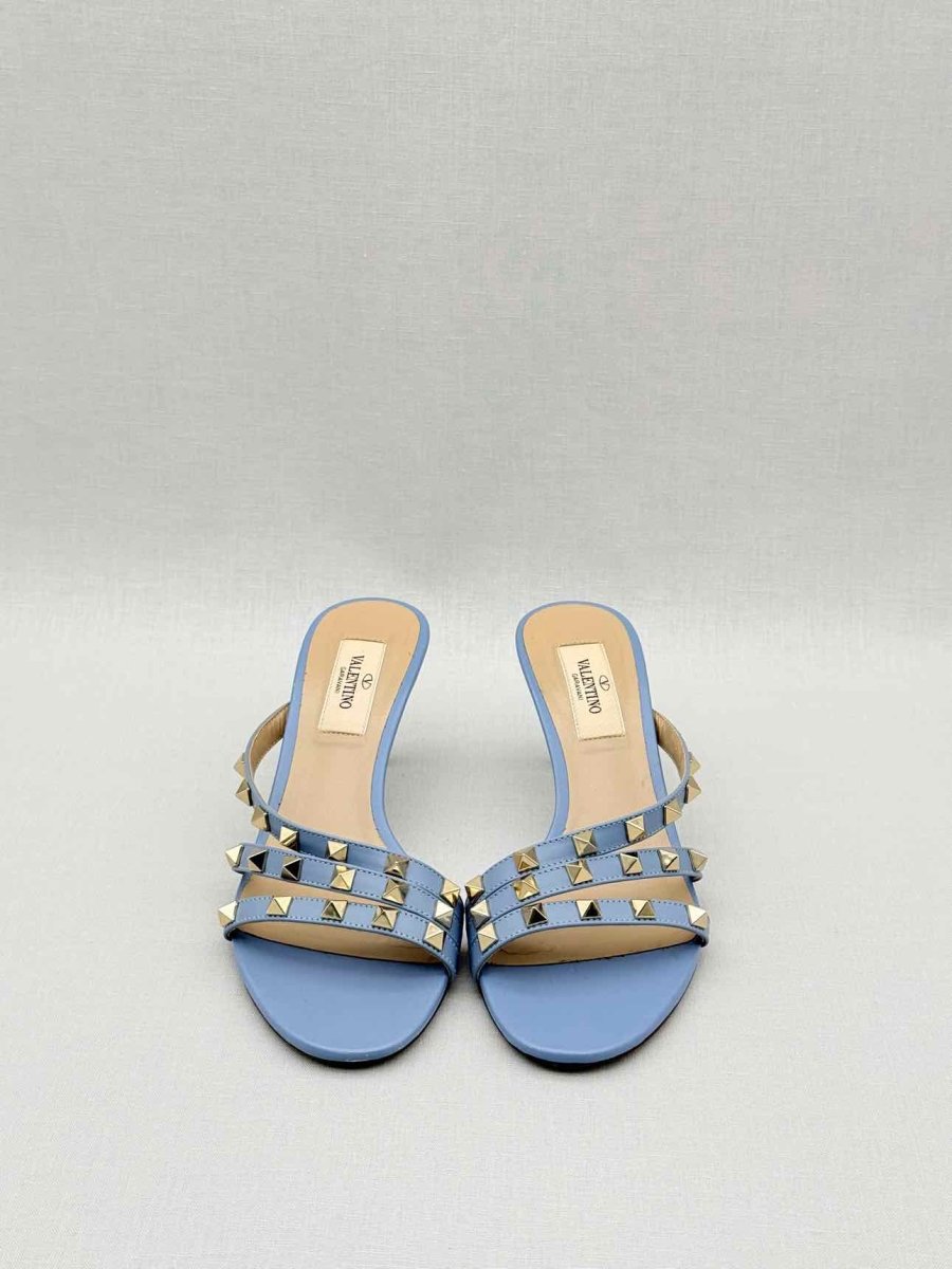 Pre - loved VALENTINO GARAVANI Blue Size EU 36 Kitten Heels at Reems Closet