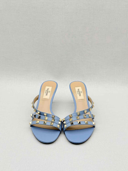 Pre - loved VALENTINO GARAVANI Blue Size EU 36 Kitten Heels at Reems Closet