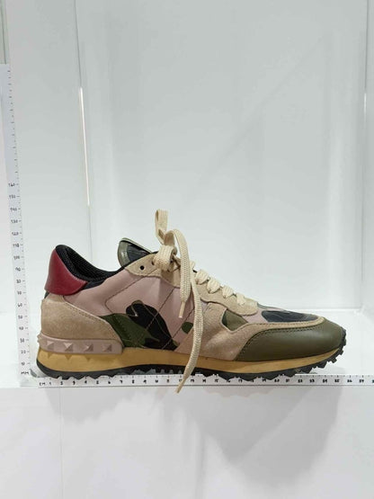 Pre - loved VALENTINO GARAVANI Khaki & Beige Size EU 37.5 Sneakers at Reems Closet