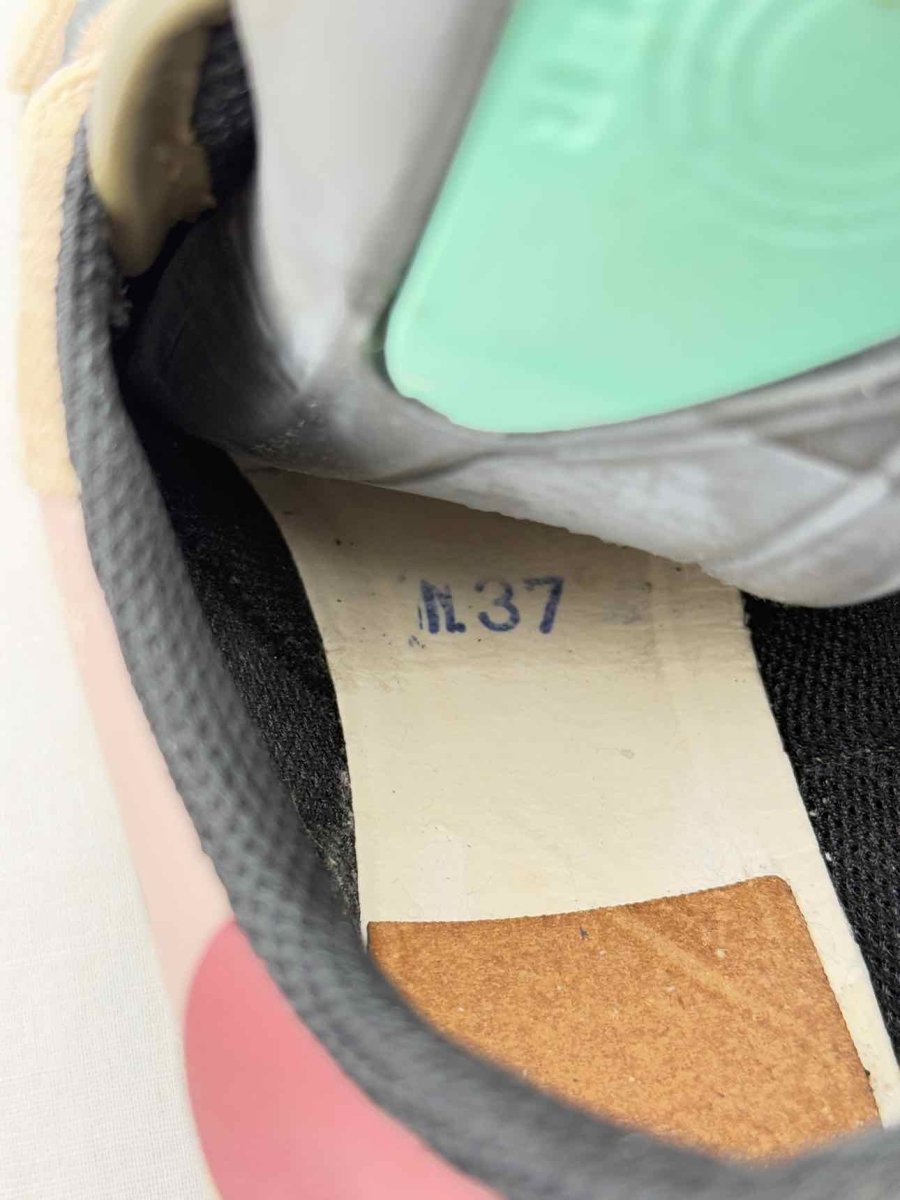 Pre - loved VALENTINO GARAVANI Khaki & Beige Size EU 37.5 Sneakers at Reems Closet