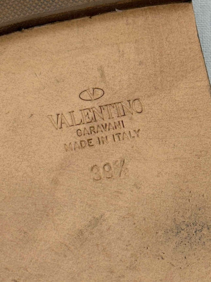 Pre - loved VALENTINO GARAVANI Metallic Gold Size EU 39.5 Sandals at Reems Closet