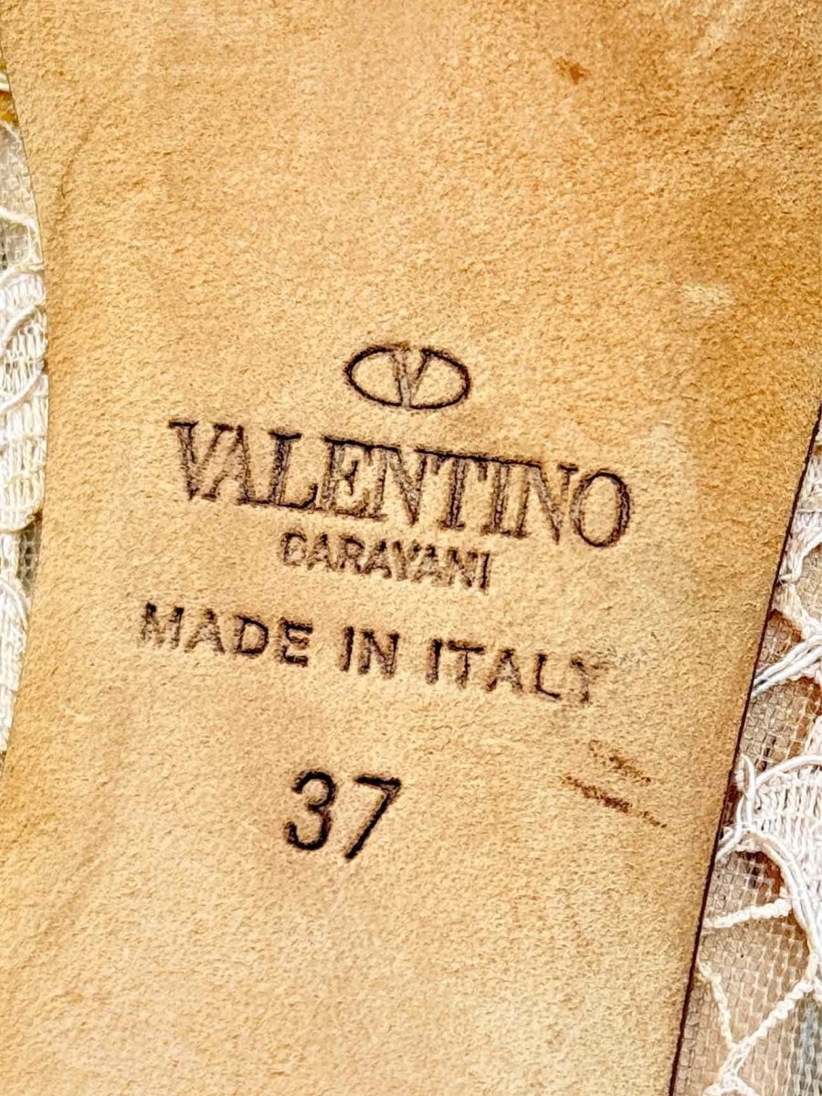 Pre - loved VALENTINO GARAVANI Nude Bow Size EU 37 Pumps at Reems Closet