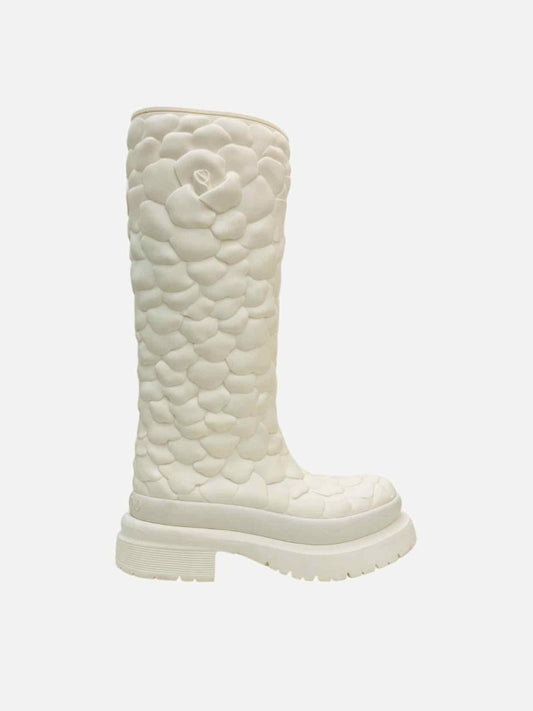 Pre - loved VALENTINO GARAVANI Off - white Size EU 41 Knee High Boots at Reems Closet