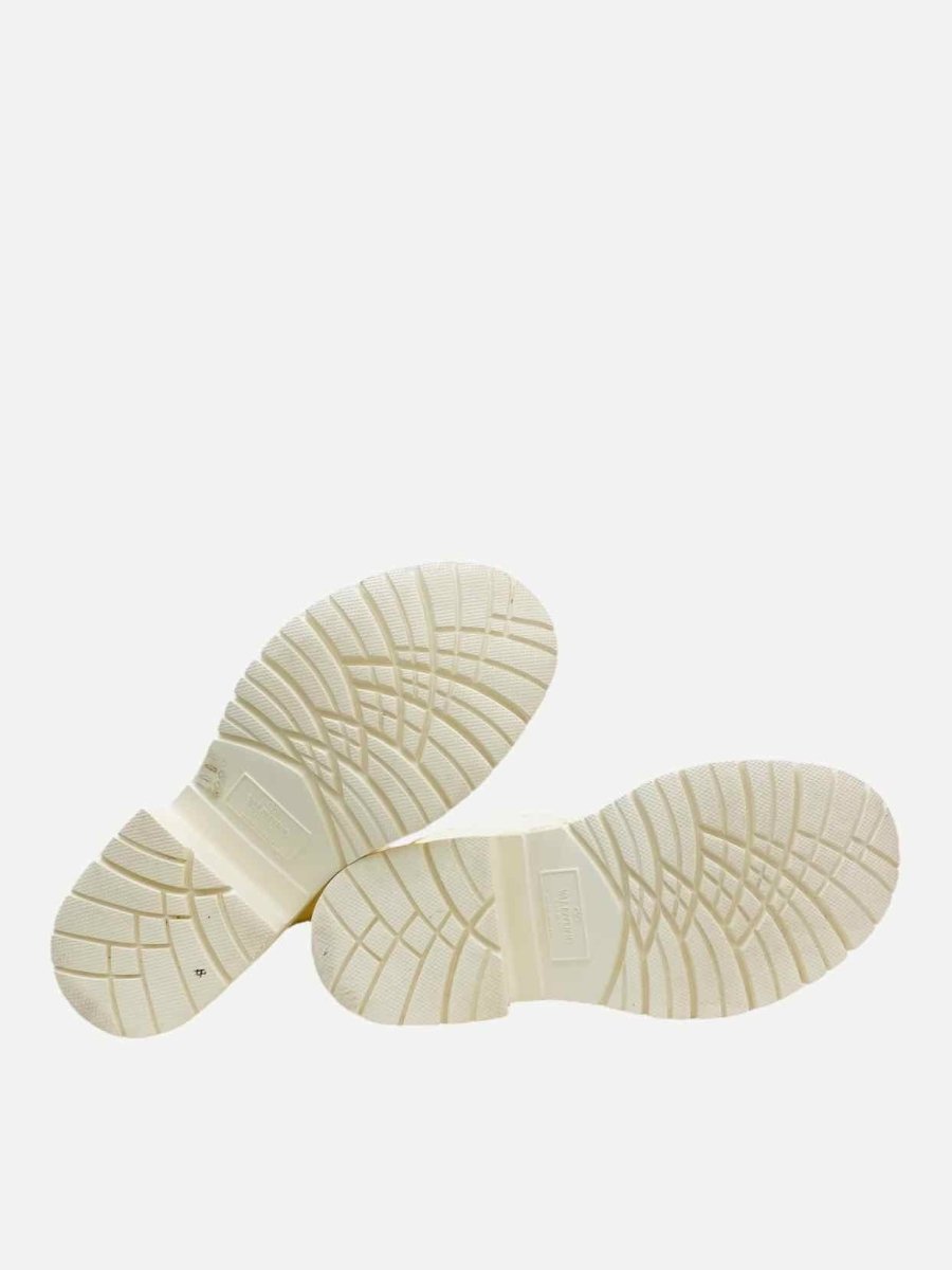 Pre - loved VALENTINO GARAVANI Off - white Size EU 41 Knee High Boots at Reems Closet