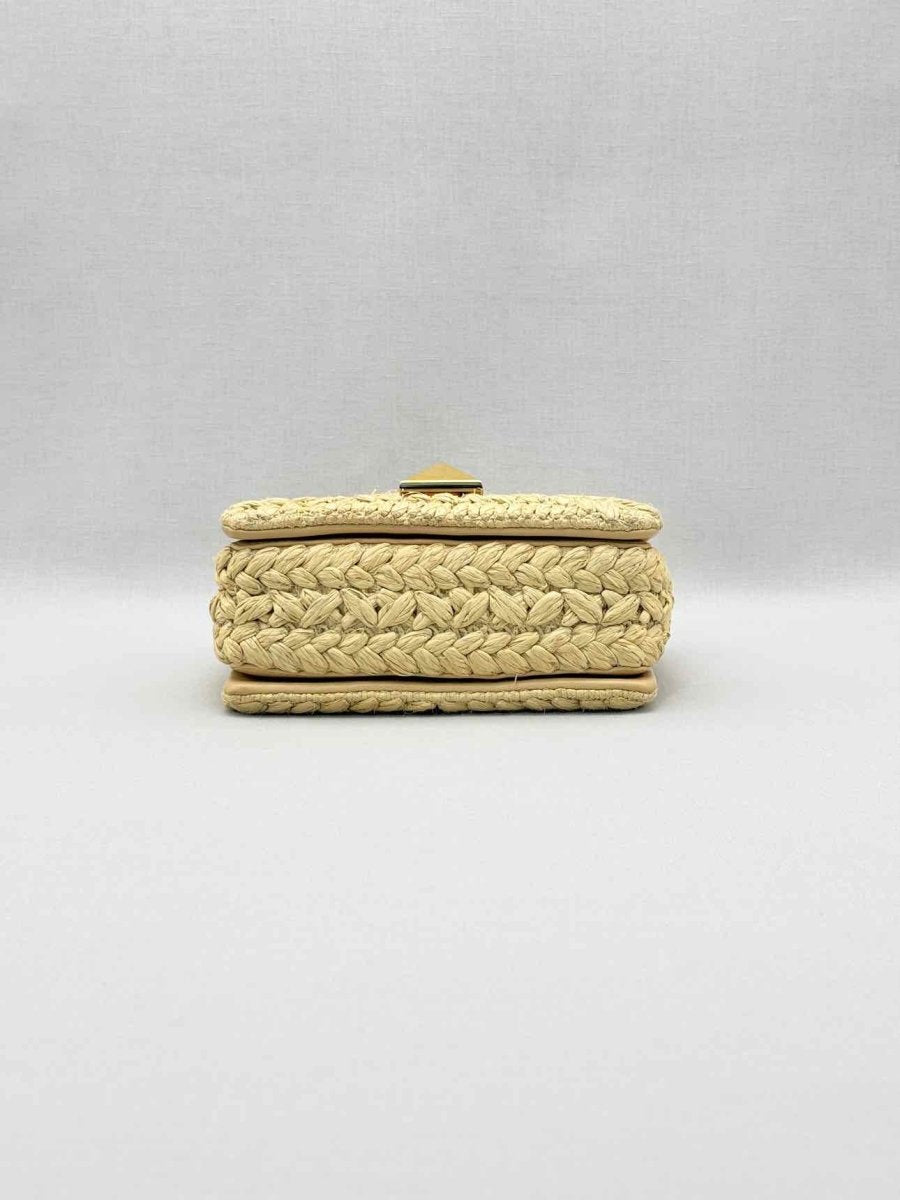 Pre-loved VALENTINO GARAVANI One Stud Beige Crossbody at Reems Closet