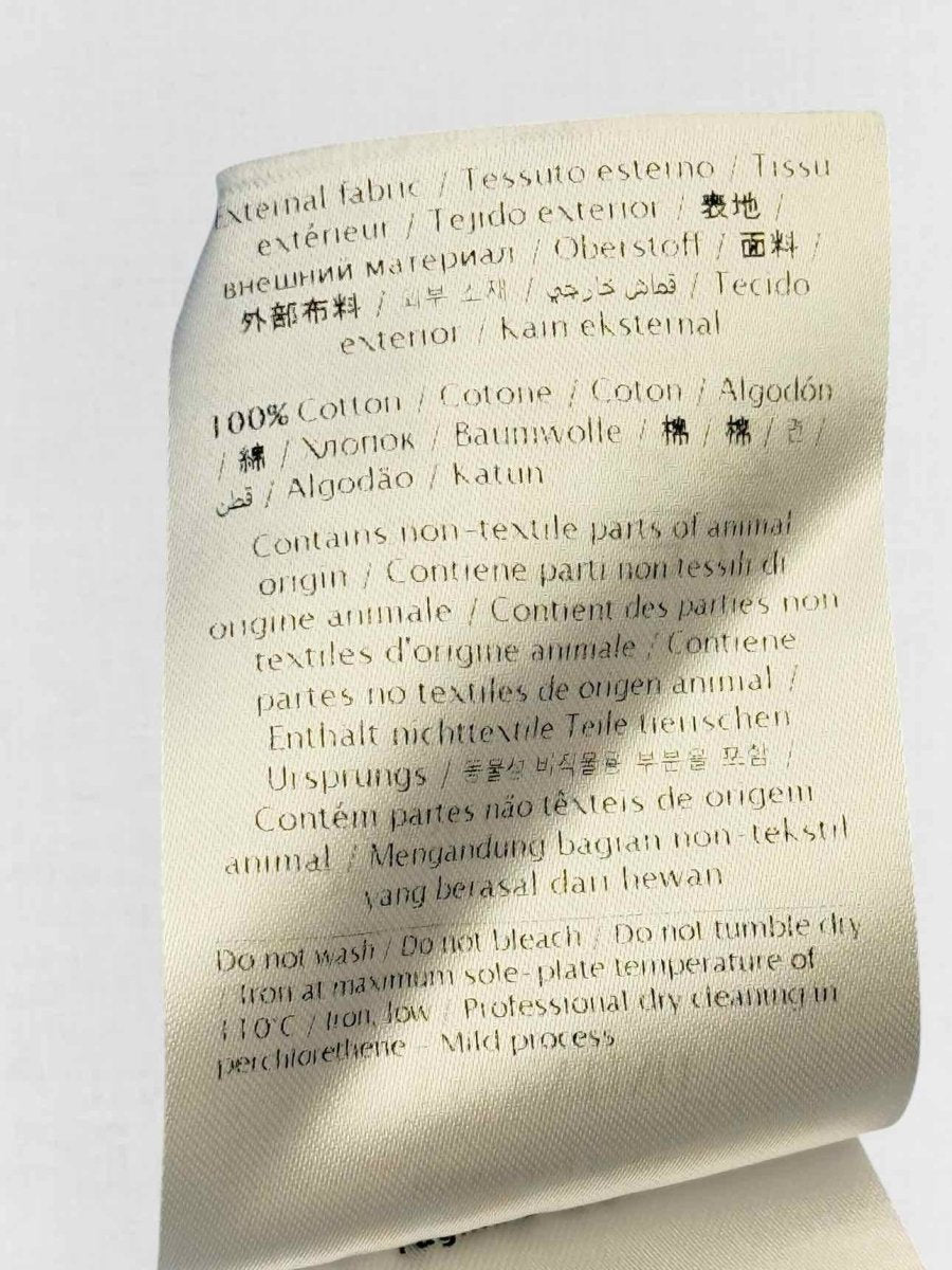 Pre - loved VALENTINO GARAVANI Pale Blue Striped Size US 4 Shirt at Reems Closet