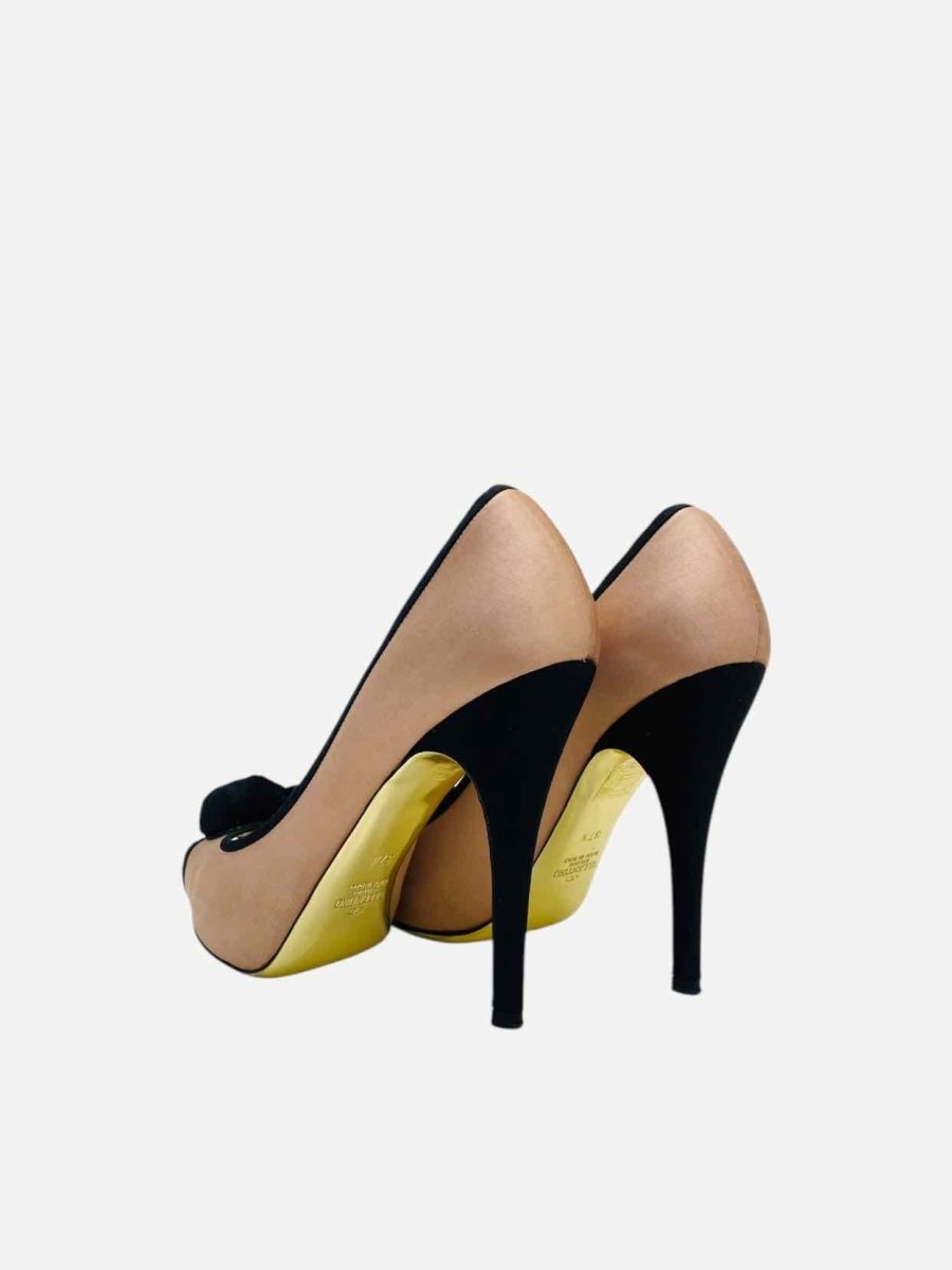 Pre - loved VALENTINO GARAVANI Pink & Black Size EU 37.5 Pumps at Reems Closet
