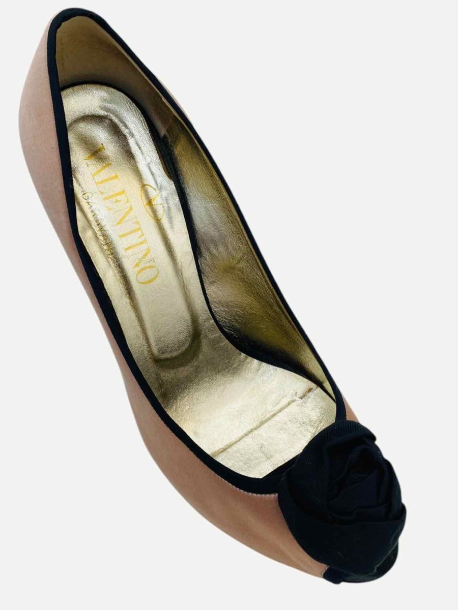 Pre - loved VALENTINO GARAVANI Pink & Black Size EU 37.5 Pumps at Reems Closet