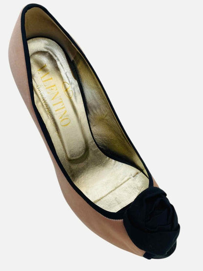 Pre - loved VALENTINO GARAVANI Pink & Black Size EU 37.5 Pumps at Reems Closet