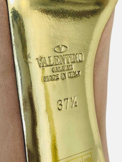 Pre - loved VALENTINO GARAVANI Pink & Black Size EU 37.5 Pumps at Reems Closet