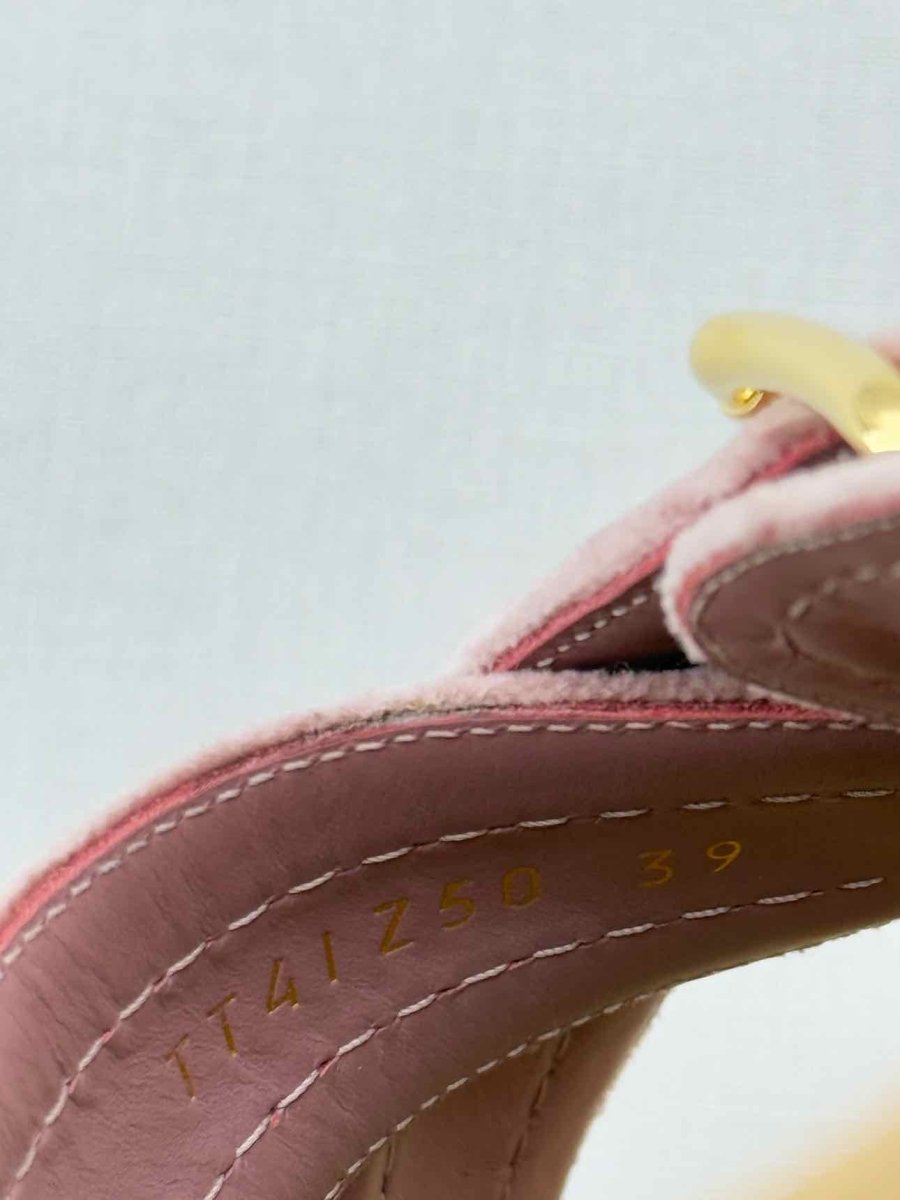 Pre - loved VALENTINO GARAVANI Pink Size EU 39 Slides at Reems Closet