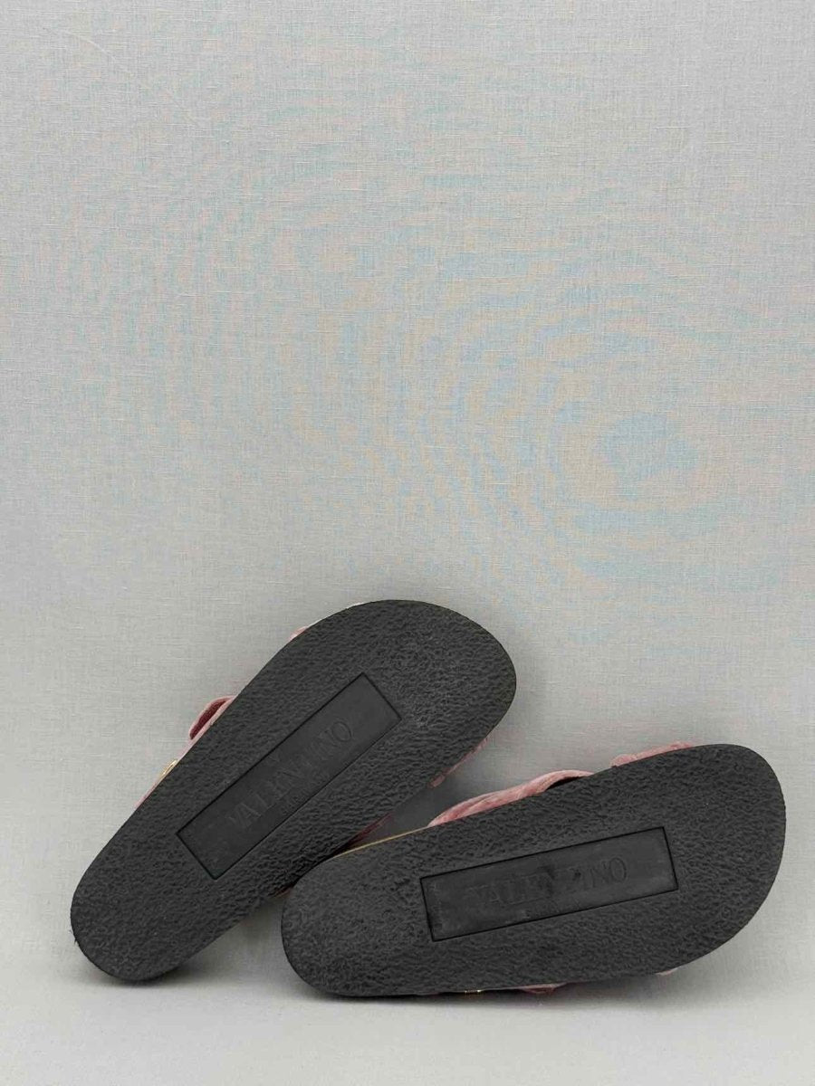 Pre - loved VALENTINO GARAVANI Pink Size EU 39 Slides at Reems Closet
