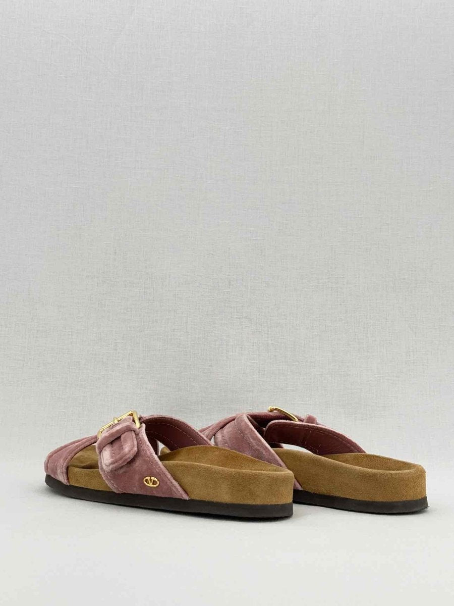 Pre - loved VALENTINO GARAVANI Pink Size EU 39 Slides at Reems Closet