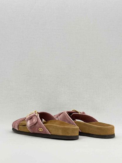Pre - loved VALENTINO GARAVANI Pink Size EU 39 Slides at Reems Closet