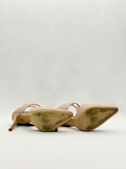 Pre-loved VALENTINO GARAVANI Rockstud Beige Size EU 39 Pumps at Reems Closet