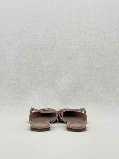 Pre - loved VALENTINO GARAVANI Slingback Beige Size EU 38 Flats at Reems Closet