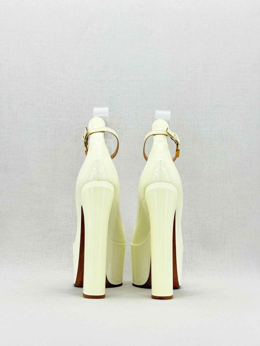 Pre - loved VALENTINO GARAVANI Tango Cream Size EU 37 Pumps at Reems Closet