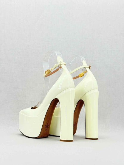 Pre - loved VALENTINO GARAVANI Tango Cream Size EU 37 Pumps at Reems Closet