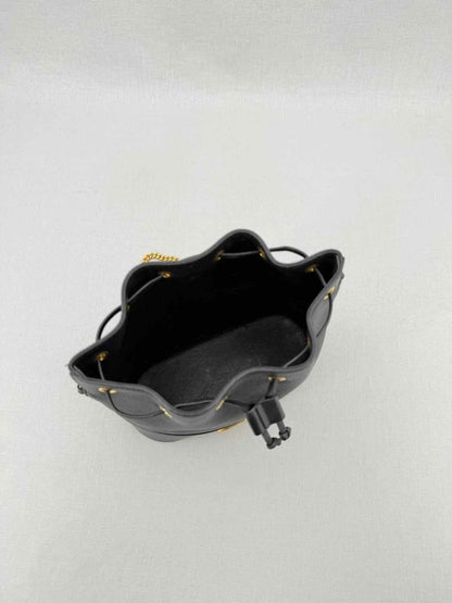 Pre - loved VALENTINO GARAVANI VLogo Black Bucket Bag at Reems Closet