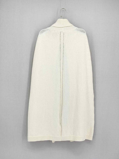 Pre - loved VALENTINO GARAVANI VLogo Cream Size Medium Poncho at Reems Closet