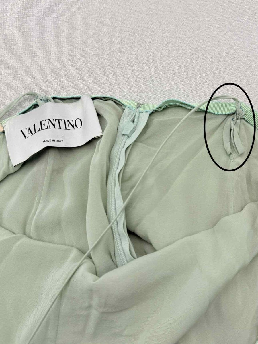 Pre-loved VALENTINO Green Sequin Embellished Size US 6 Playsuit at Reems Closet