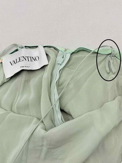 Pre-loved VALENTINO Green Sequin Embellished Size US 6 Playsuit at Reems Closet