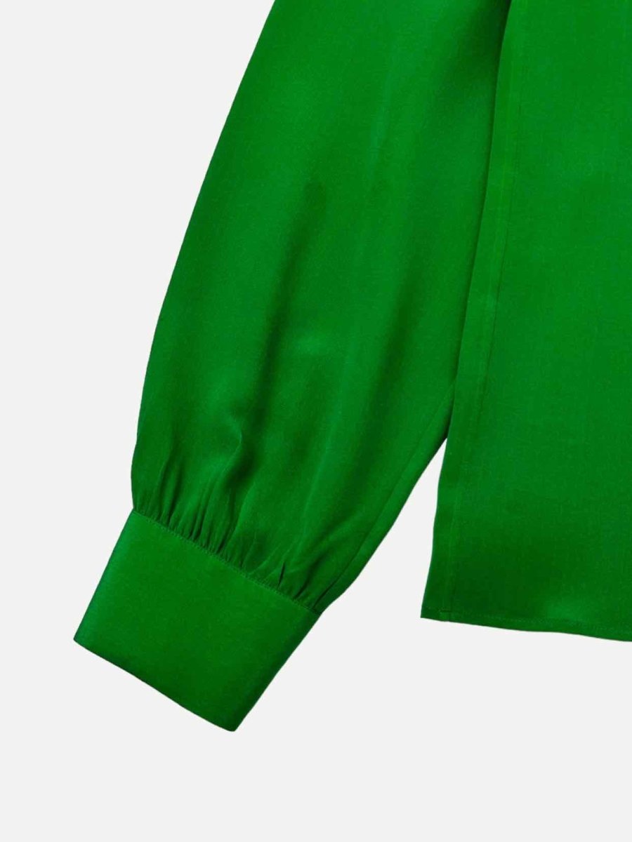 Pre - loved VALENTINO Green Size US 6 Blouse at Reems Closet