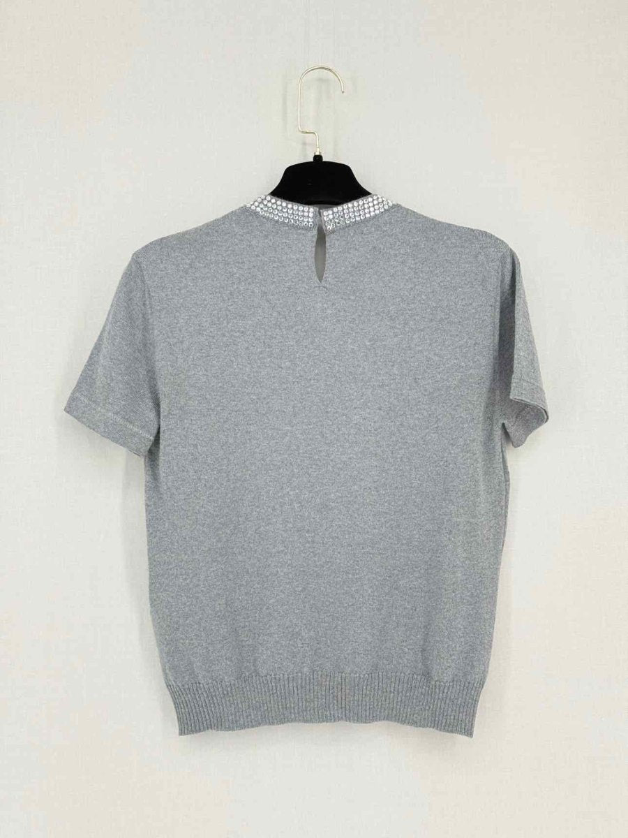 Pre-loved VALENTINO Grey Size Large Sweater at Reems Closet